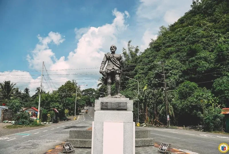 Monument to Miguel Lopez de Legazpi, the Basque-Spanish navigator, in Legazpi City.