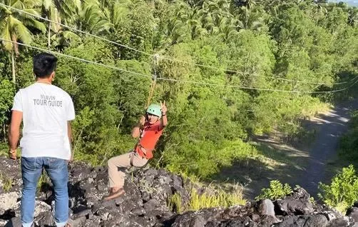 Mayon Lava Wall Climbing